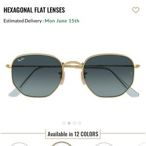 Ray Ban HEXAGONAL FLAT LENSES